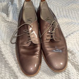 AGL Patent Leather Oxford Loafers
